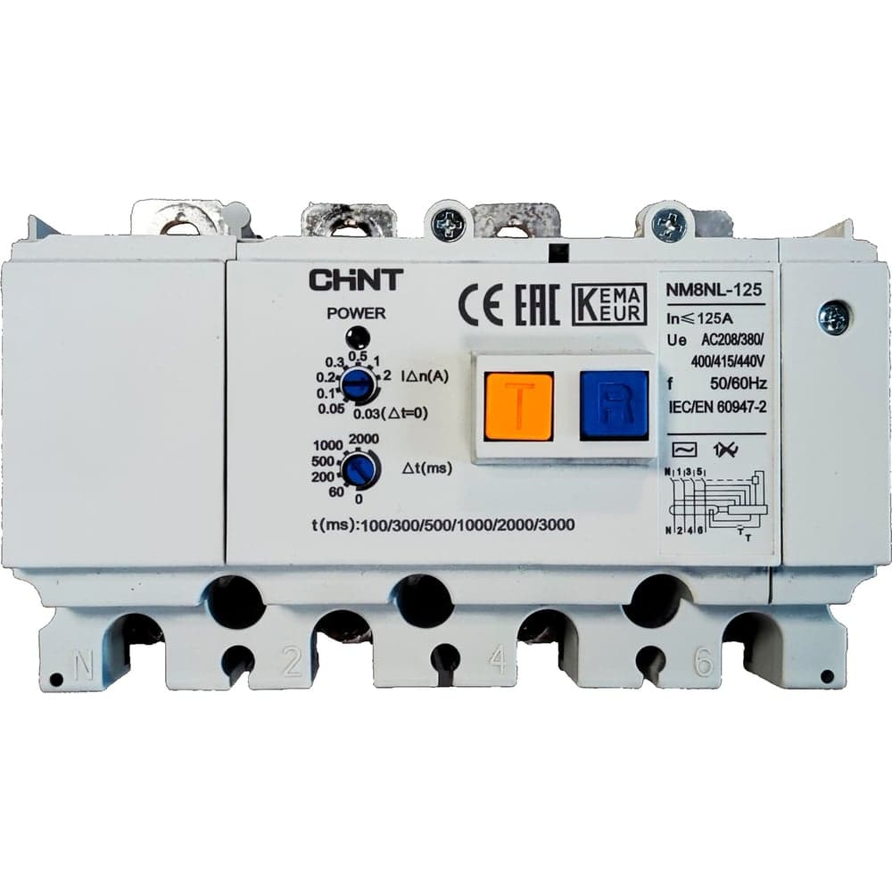Дифференциальный модуль CHINT NM8NL-125 4P RCD1 449980