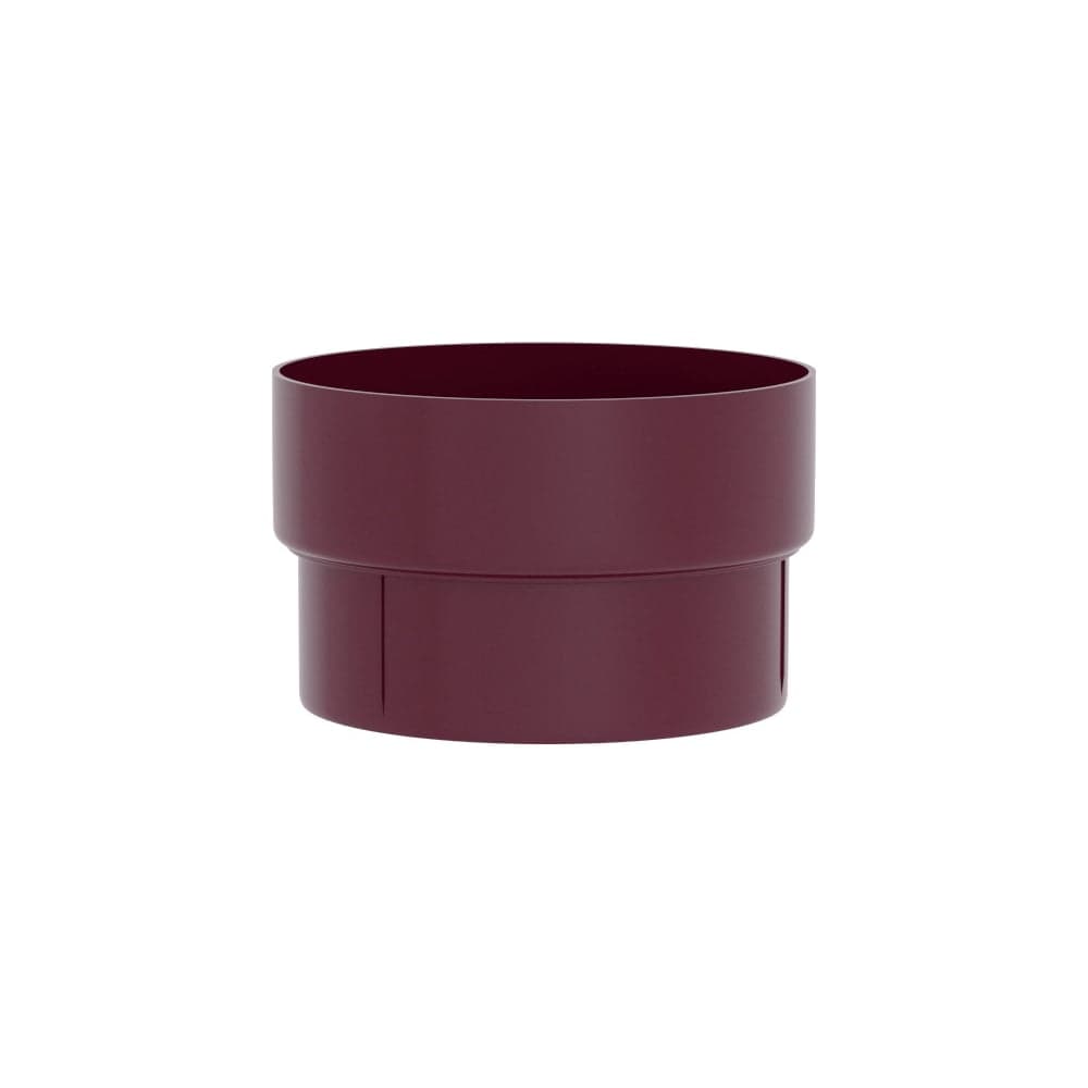 Соединительная муфта трубы Grand Line ПВХ GL, бордо RAL 3005 269485