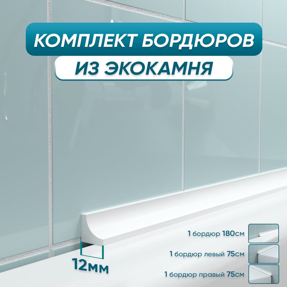 Комплект акриловых бордюров для ванной BNV Прометей 4603307470697