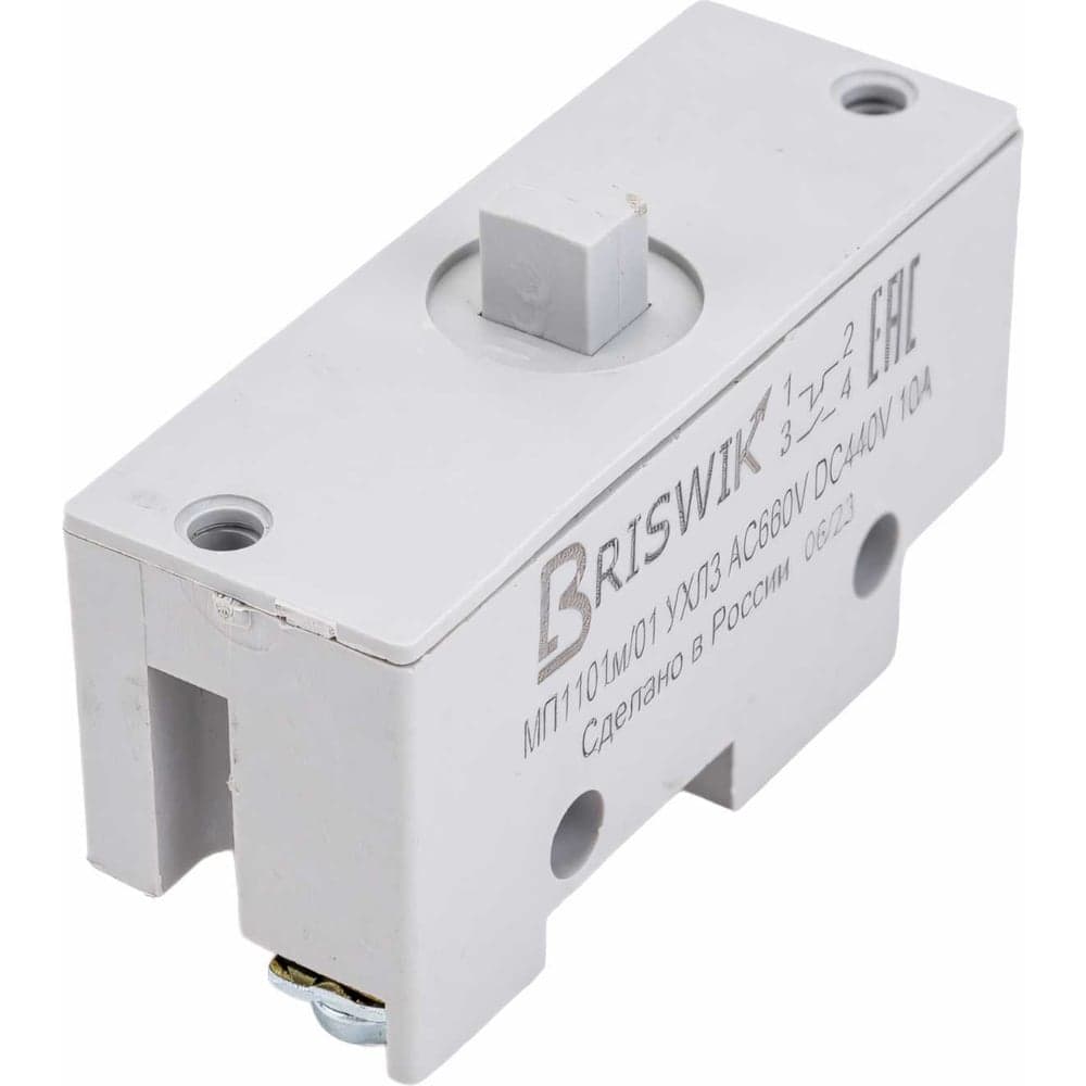 Микропереключатель Briswik МП-1101м/01 толкатель-винт-базовый mp110101.BR