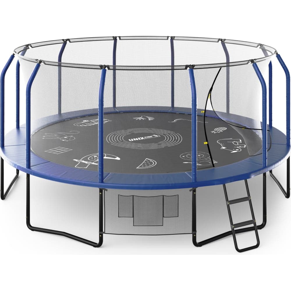 Батут UNIXline SUPREME GAME 16 ft blue TRUSUG16BL