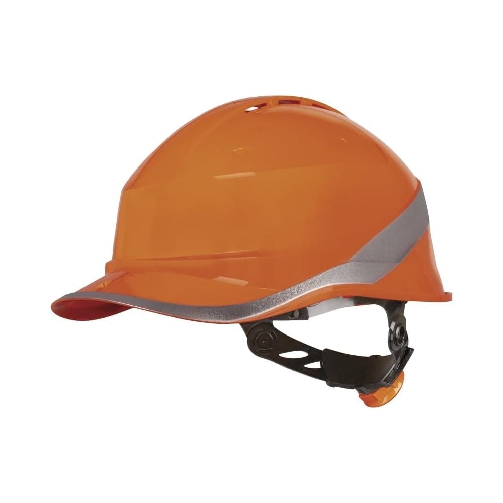 Защитная каска Delta Plus DIAMOND VI WIND из ABC с вентиляцией, оранжевая DIAM6WTRORFL