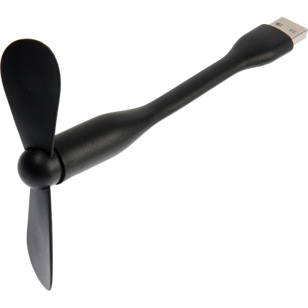 Вентилятор LUAZON с гибким корпусом LOF-05, 11 см, USB, черный 3936798