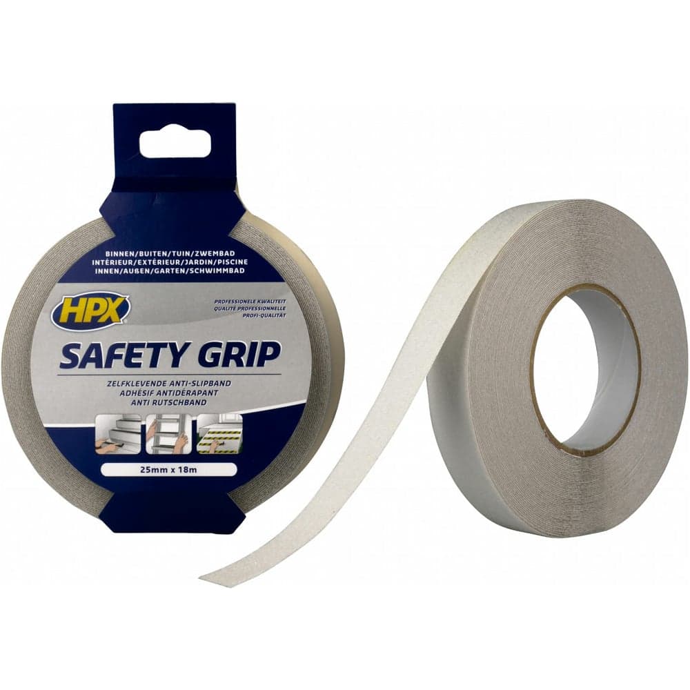 Лента безопасности HPX SC2518 SAFETY GRIP 25 мм х 18 м, белая 5425014225020
