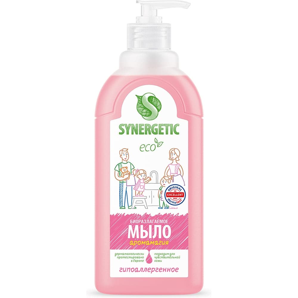 Жидкое мыло SynergeticАромагия дозатор, 500 мл 4623722341310 105057/14