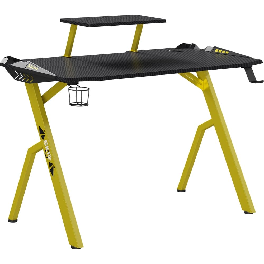 Игровой компьютерный стол SKYLAND CTG-001 черный/желтый 1200x600x750 SKILLL 00-07066862