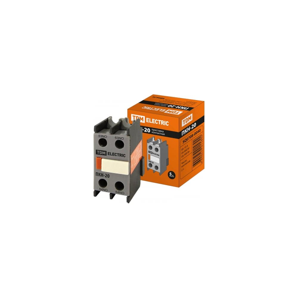 Контактная приставка TDM ELECTRIC ПКН-20 2з SQ0708-0040