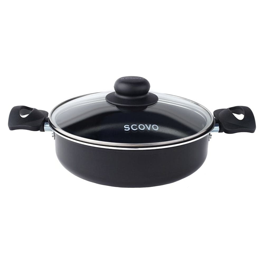 Жаровня SCOVO 26 + стеклянная крышка RC-041