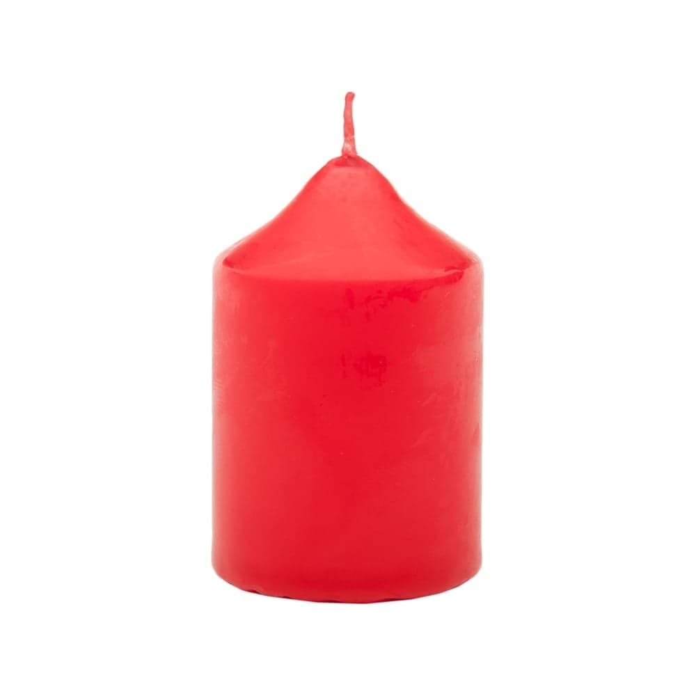 Свеча Антей Candle бочонок 40x60 мм, цвет: красный 5070933