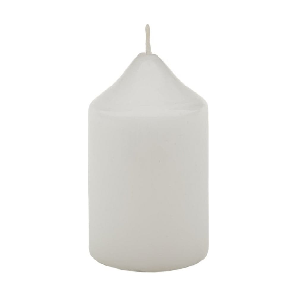Свеча Антей Candle бочонок 50x100 мм, цвет: белый 5070820