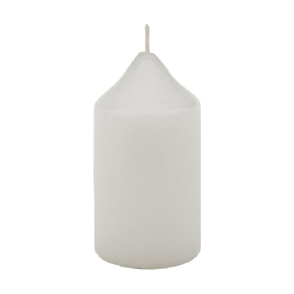 Свеча Антей Candle бочонок 50x120 мм, цвет белый 5074820