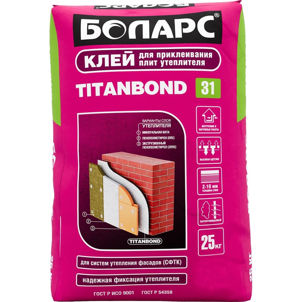 Клей БОЛАРС TITANBOND 25 кг 00000003725
