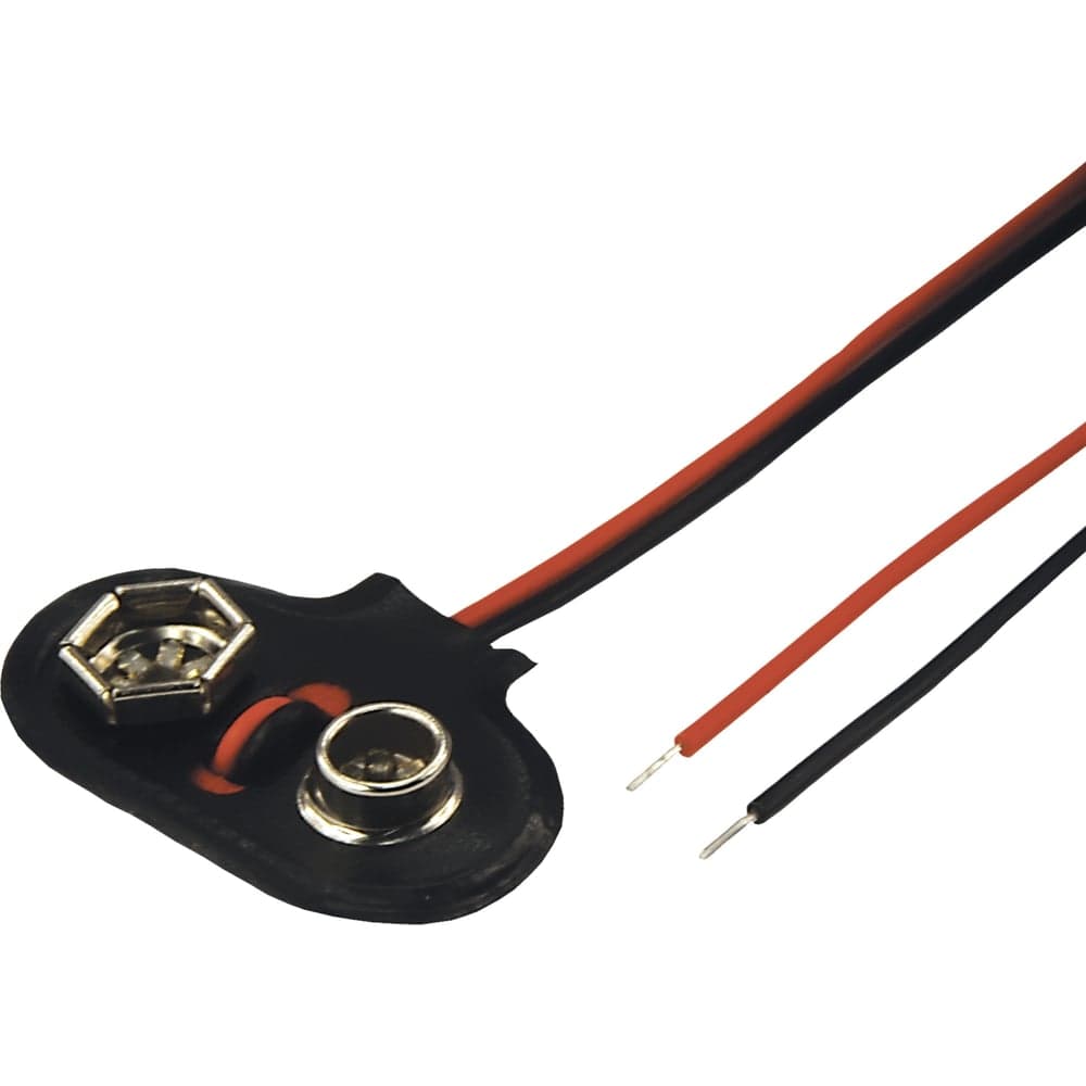 Угловая клемма на крону REXANT 9 V 100 шт 14-0323