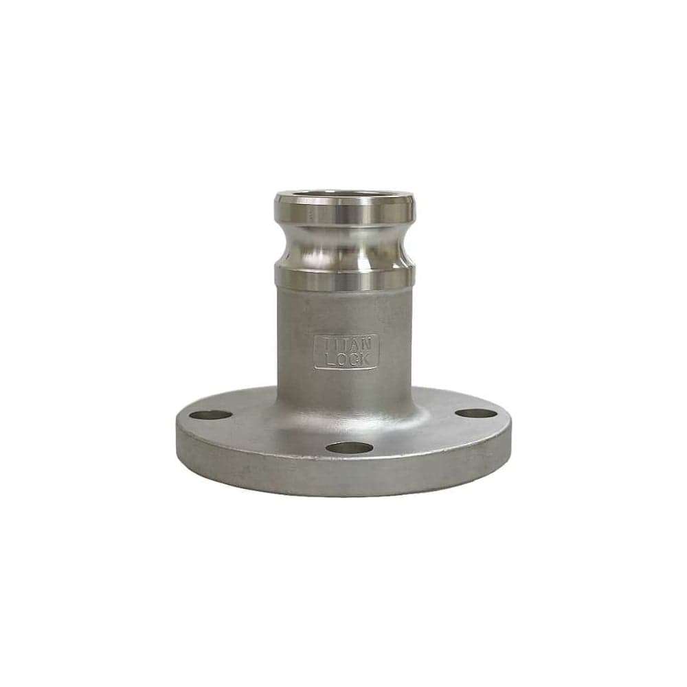 Соединение TITAN LOCK 4in типа FA, камлок ниппель с фланцем (нерж. 316) TL400FASS