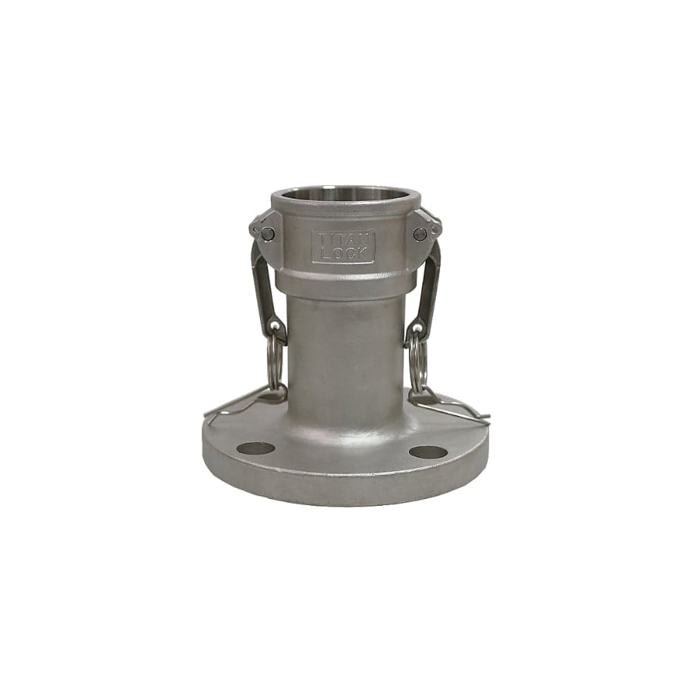 Камлок TITAN LOCK 4in типа FC, розетка с фланцем, алюминий, TL400FCAL