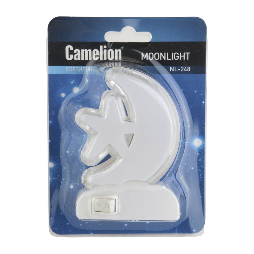 Ночник с выключателем Camelion NL-248 LED, 220В 14355