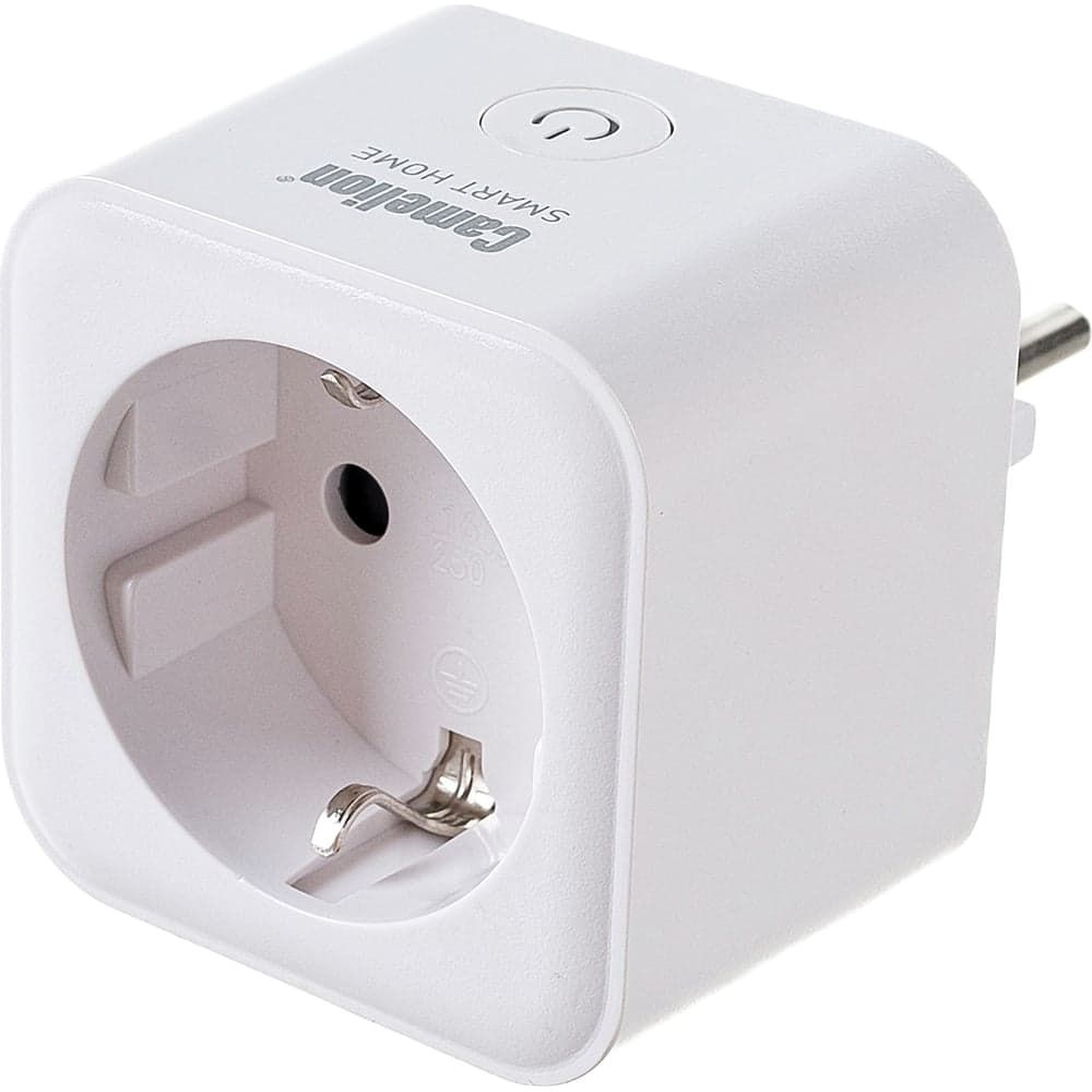 Одинарная розетка Camelion Smart Home BNS/SH-1/16A/WIFI 16A 3680В, WiFi+Счетчик+Контроль 14503