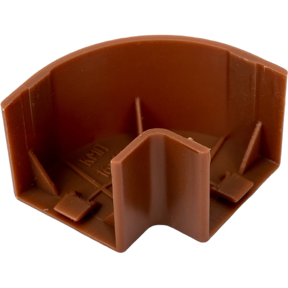 Поворот IEK ELECOR 90град КМП 16x16 дуб 4шт.компл EL-KK10D-P-016-016-K11