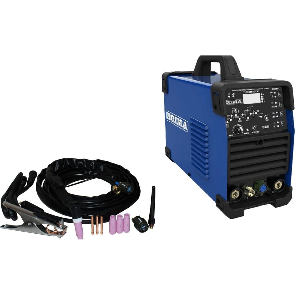 Инверторная установка Brima TIG-203P AC/DC Digital 220В НП000001034