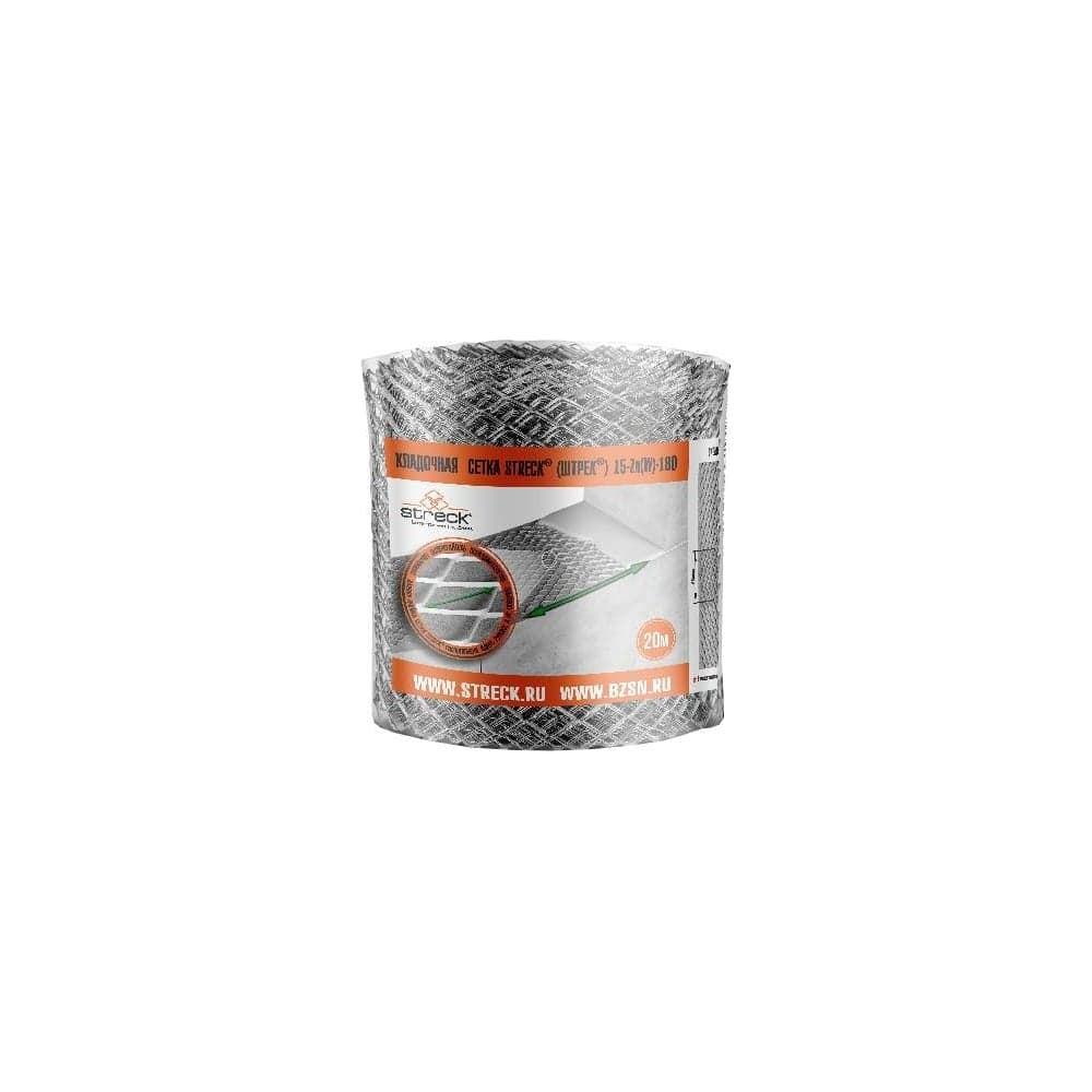Кладочная сетка STRECK 15 zn W 180 (20 м; рулон) SB00011
