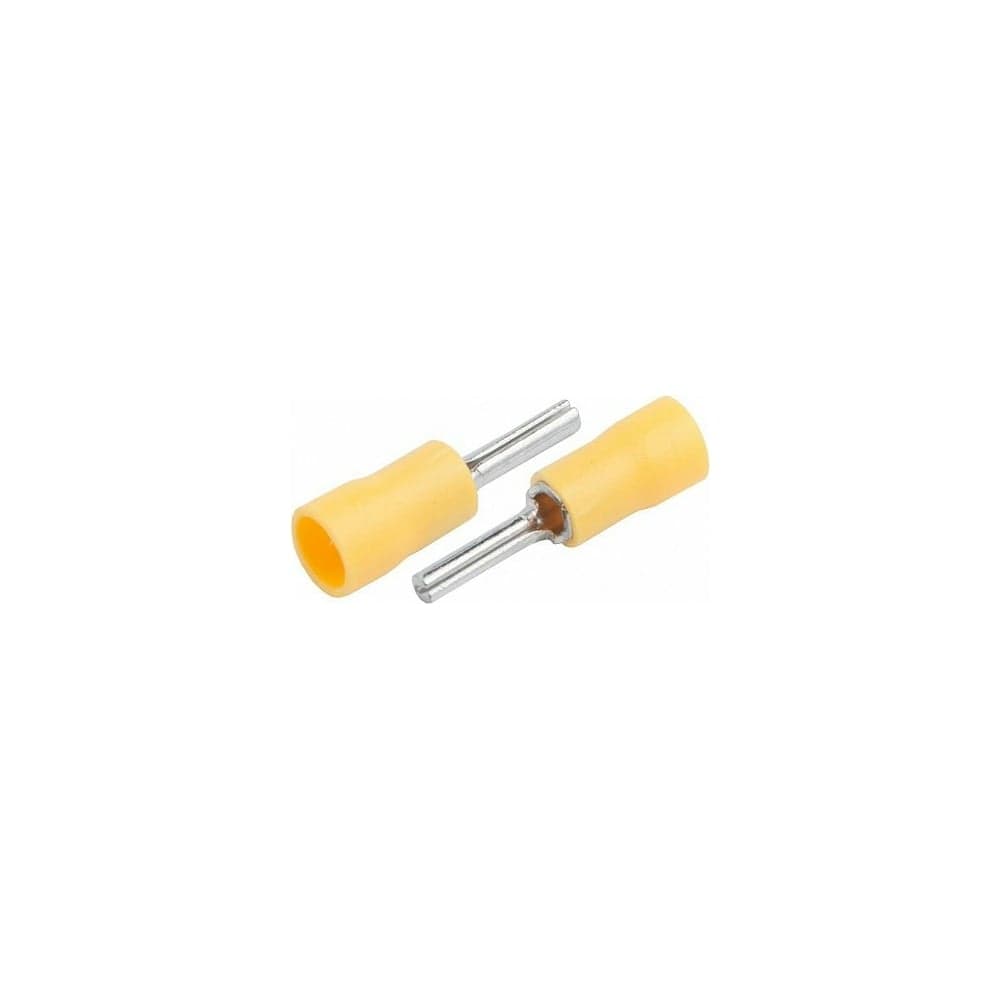 Наконечник НКИш General Lighting Systems круглый штыревой GNPI-5.5-25.5 желтый с напылением 475722