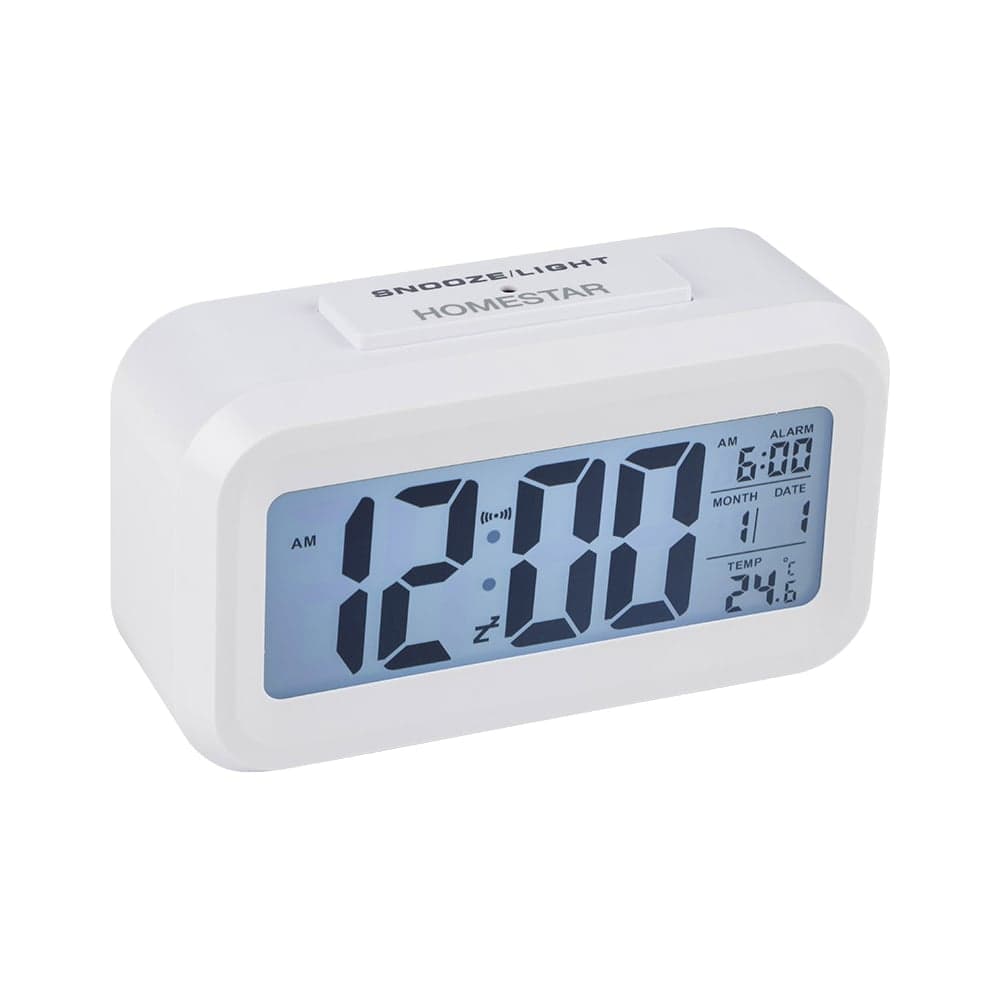 Электронные часы HomeStar HS-0110 белые 104307