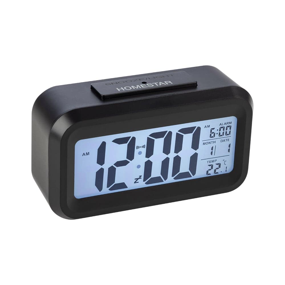 Электронные часы HomeStar HS-0110 черные 104305