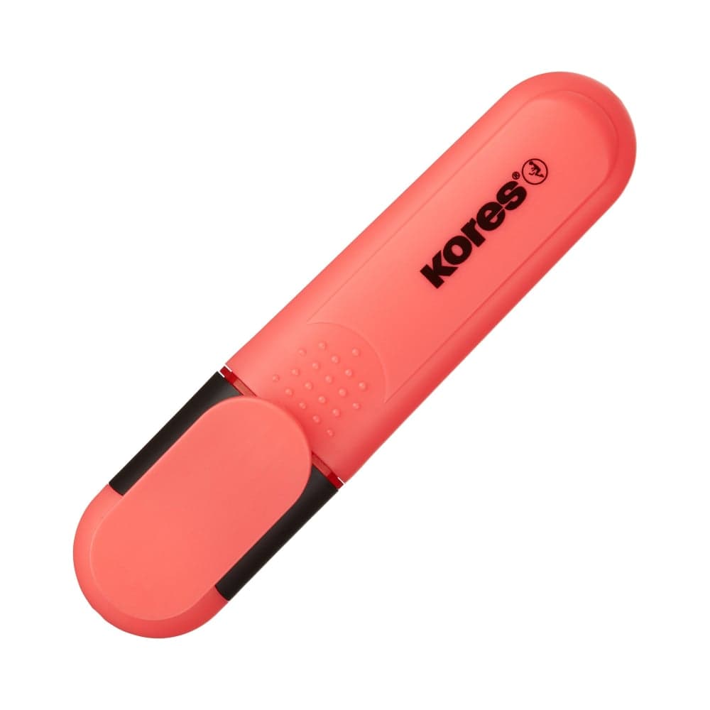 Маркер-текстовыделитель Kores Bright Liner Plus цвет красный толщина линии 0.5-5 мм 1309421