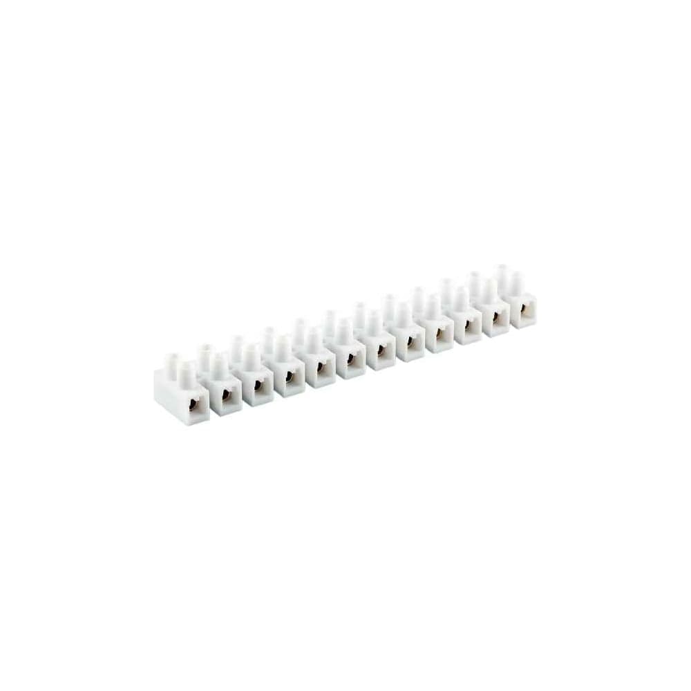 Клеммная винтовая колодка STEKKER, линейка 12 штук, полипропилен, LD226-3A DIY 39894