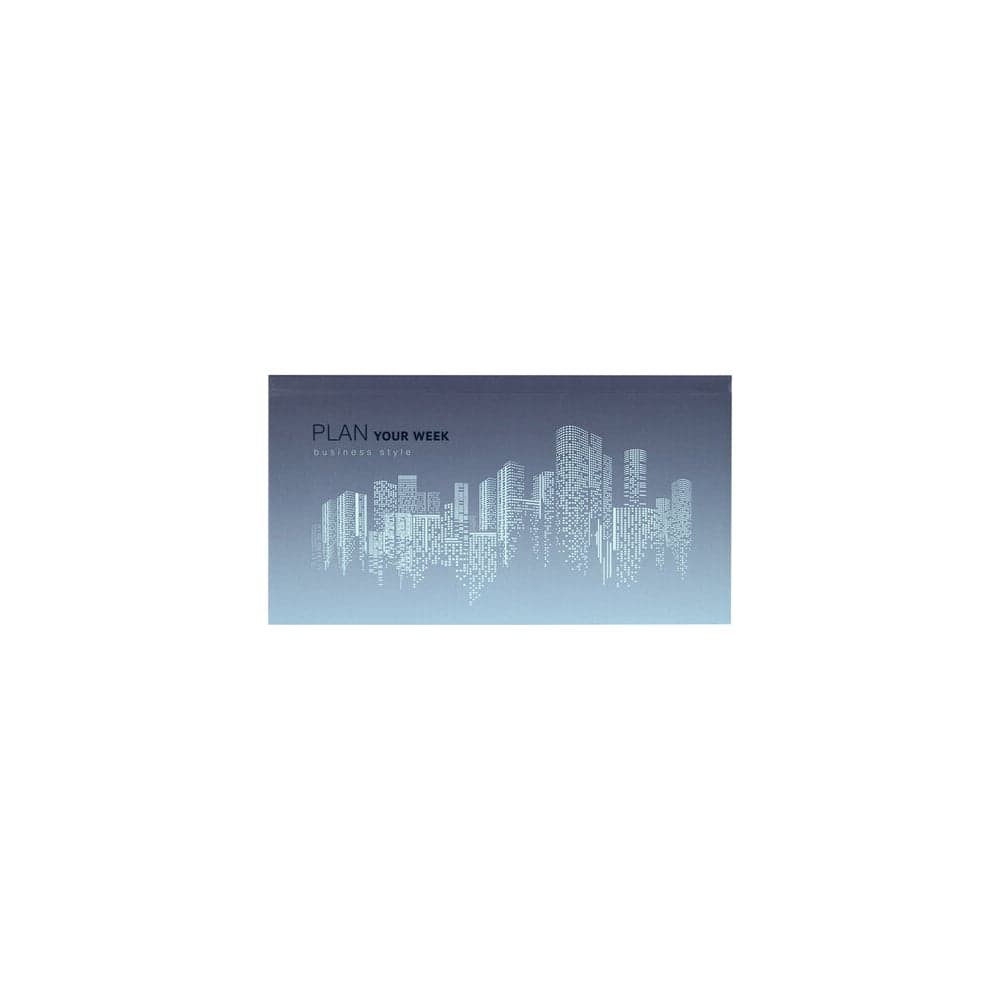 Недатированный планинг-еженедельник STAFF Metropolis 165x90 мм, твердая обложка, УФ-ЛАК, 64 листа 113514