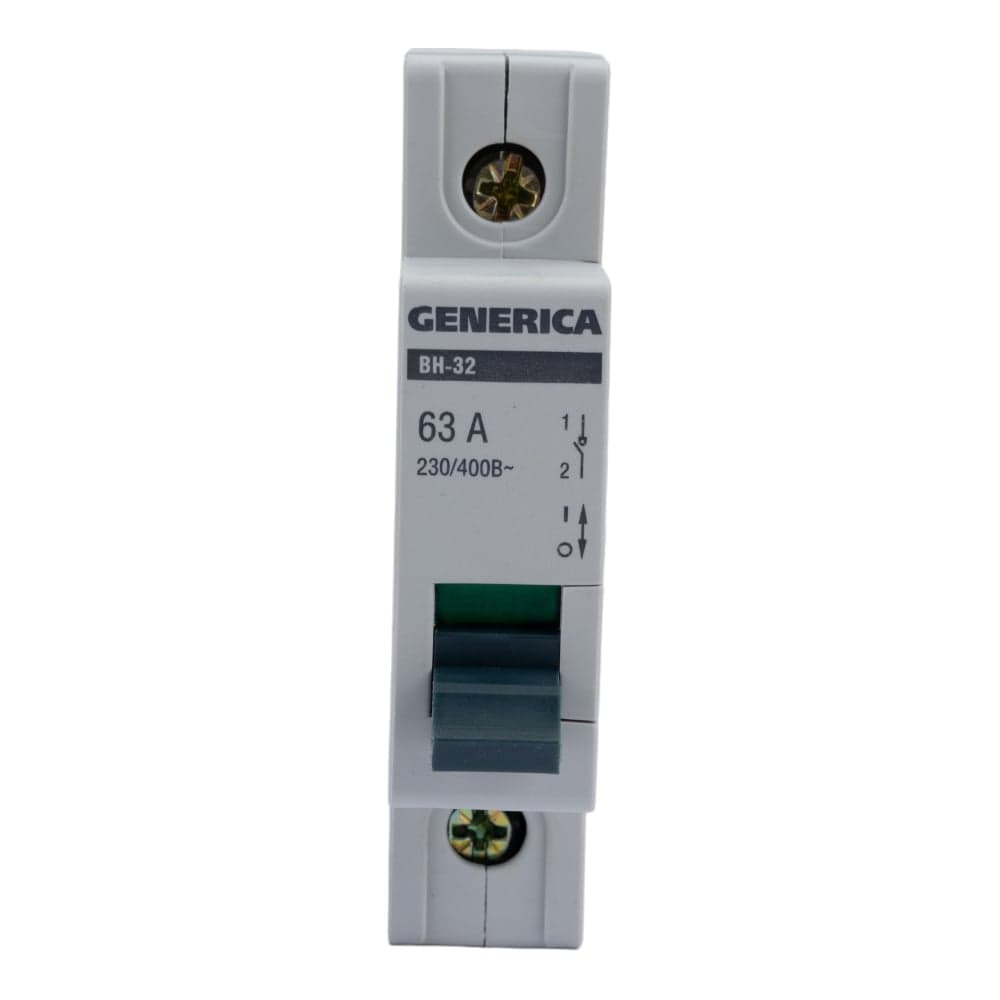 Выключатель нагрузки (мини-рубильник) GENERICA ВН-32 1Р 63А MNV15-1-063