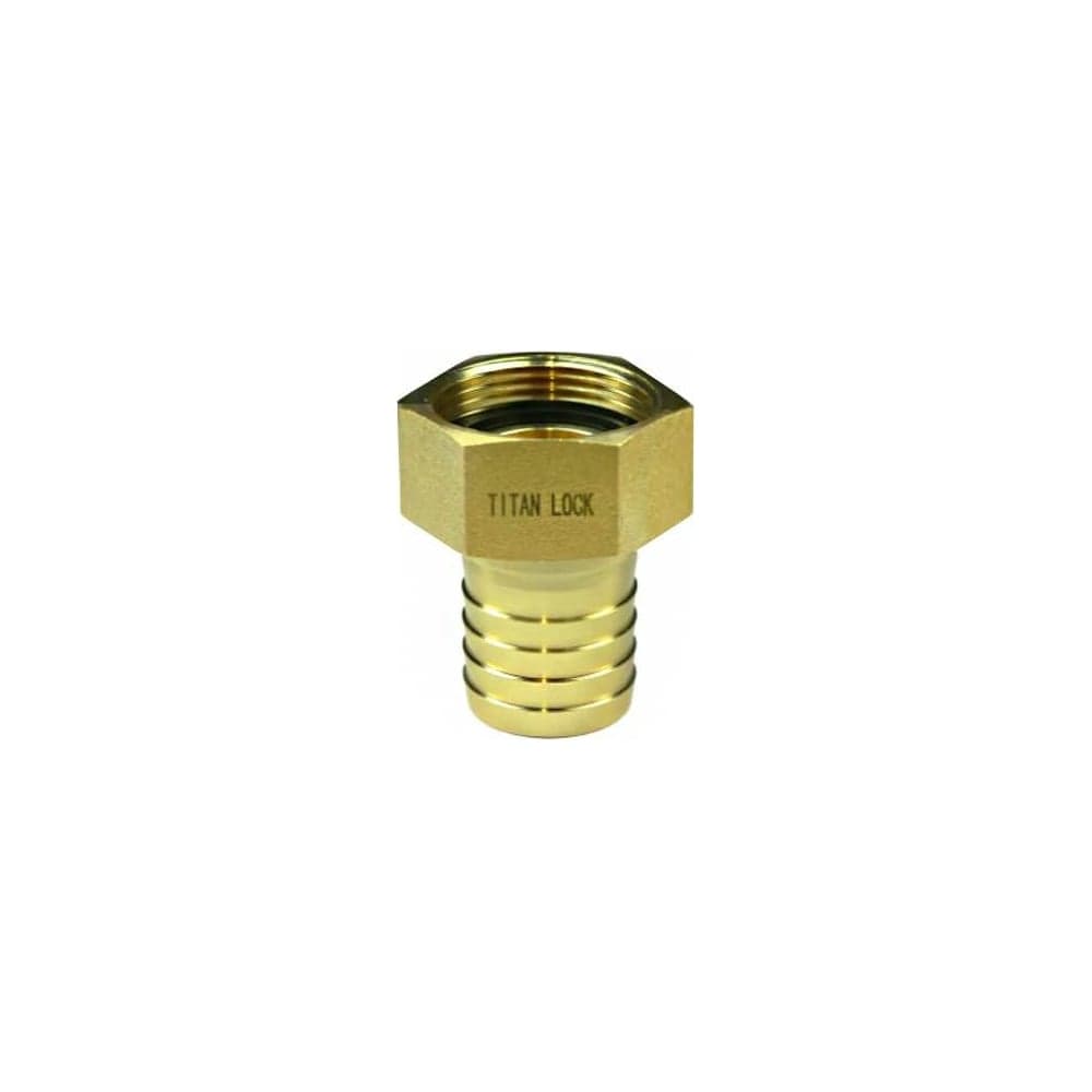 Штуцер TITAN LOCK 1,5in, с внутр. резьбой под рукав, латунь, TLSF38BR