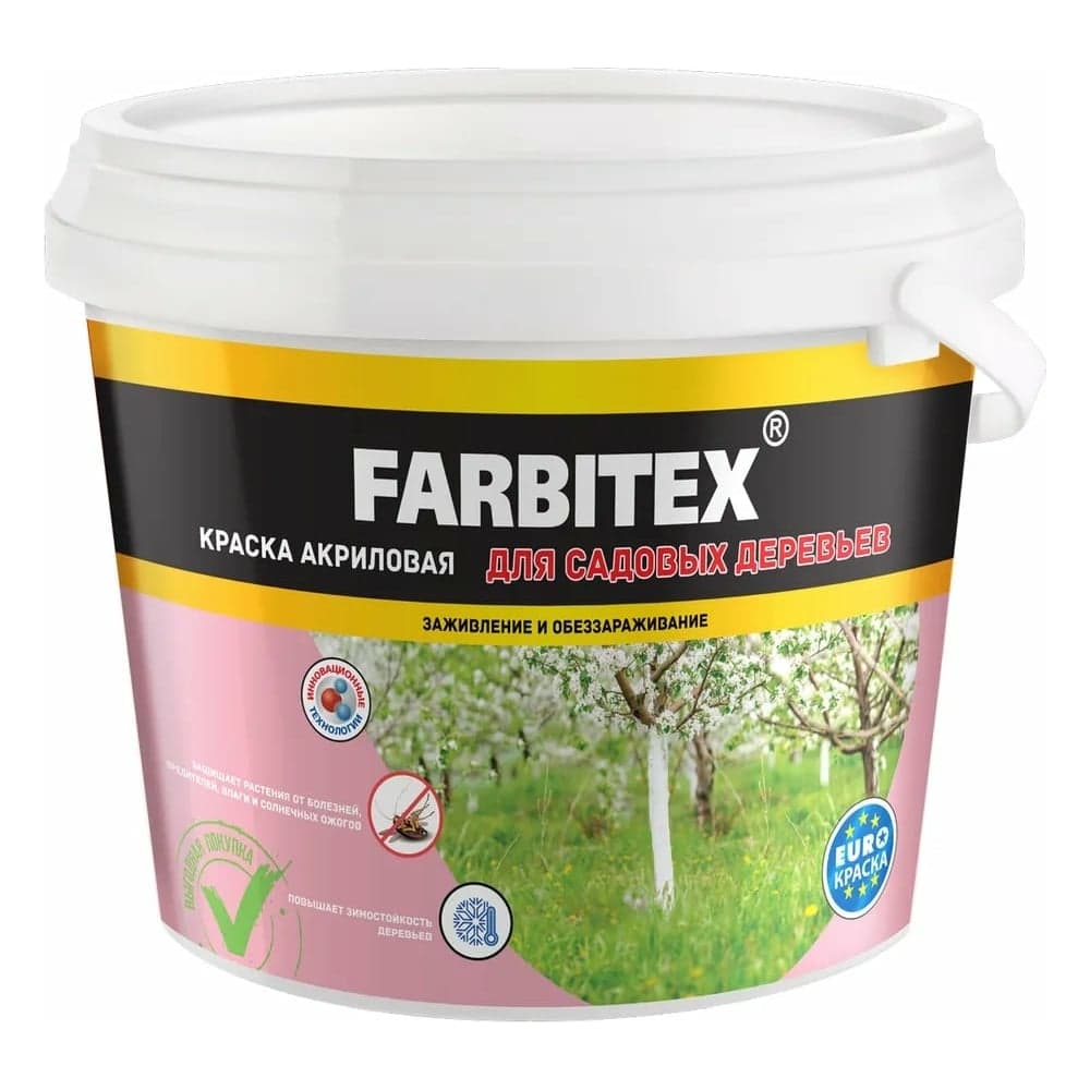 Краска для садовых деревьев Farbitex 13 кг 4300008411