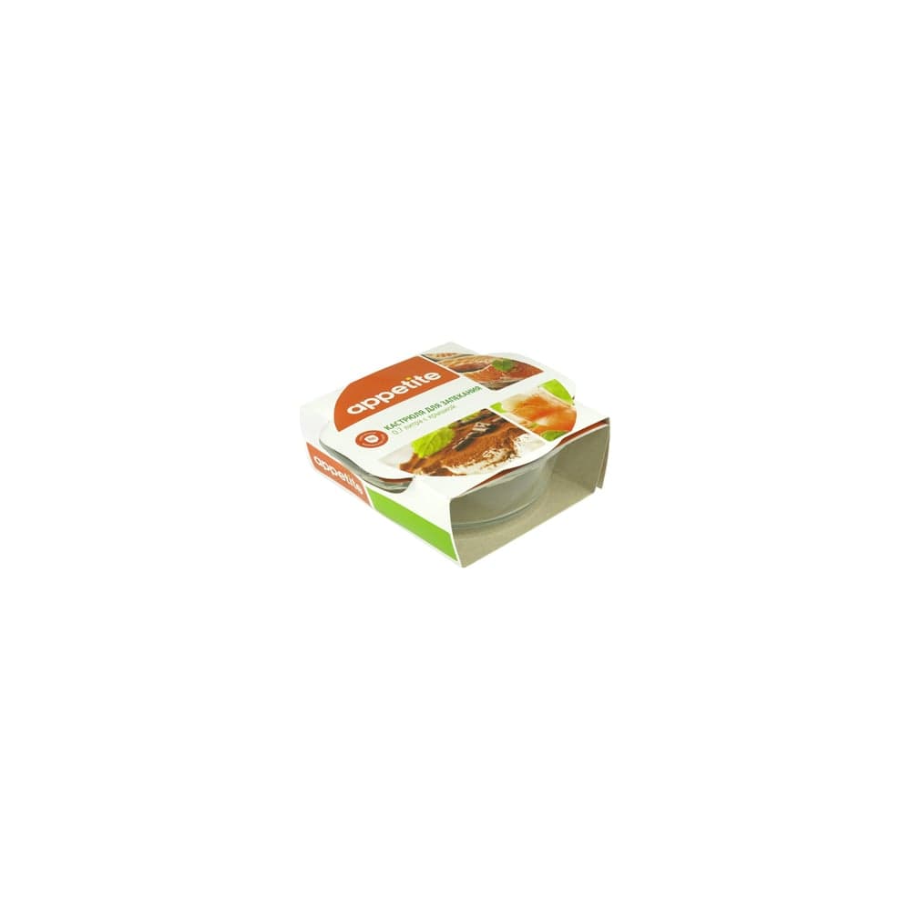 Стеклянная кастрюля appetite 0.7 л PL17