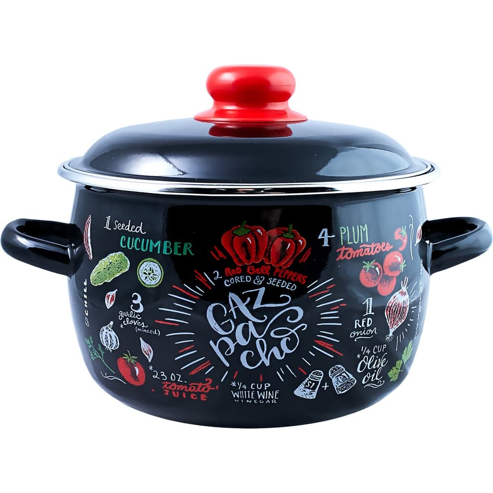 Сферическая эмалированная кастрюля appetite Gazpacho 3 л 1RC181M Gazpacho