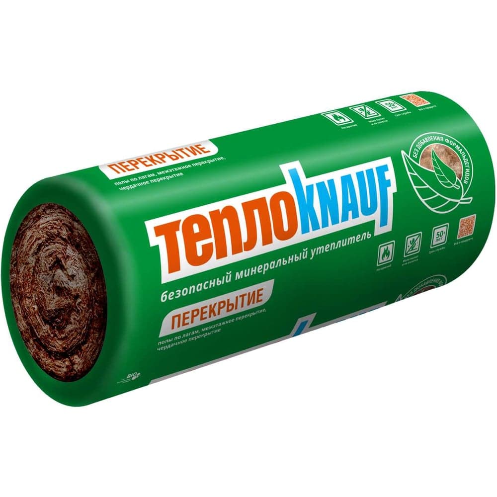 Утеплитель для перекрытий Knauf Insulation TеплоKNAUF (50x1220x7380 мм; 18 кв. м; 2 мата/рулон) 622004