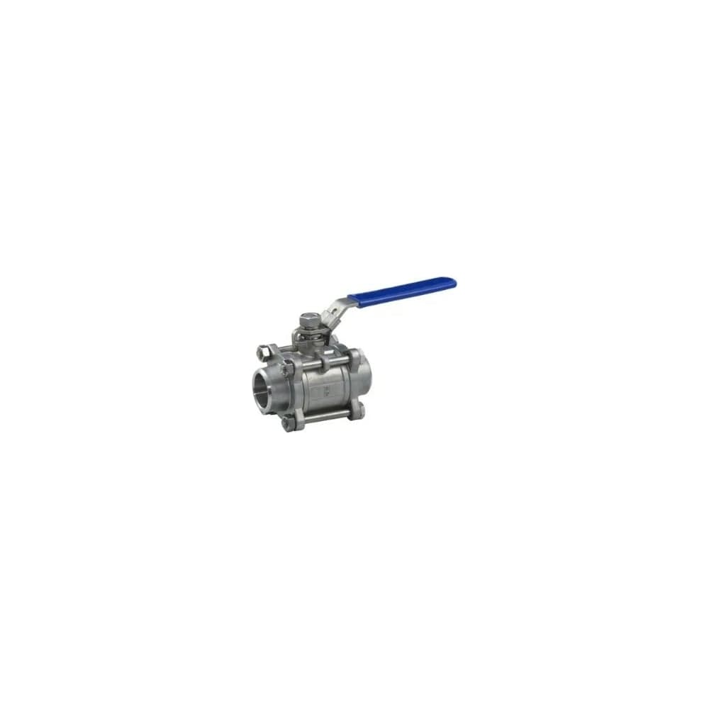 Трехсоставной шаровый кран TITAN LOCK 3" из нержавеющей стали (AISI 304) типа сварка-сварка, TL300TPBVSS-WD