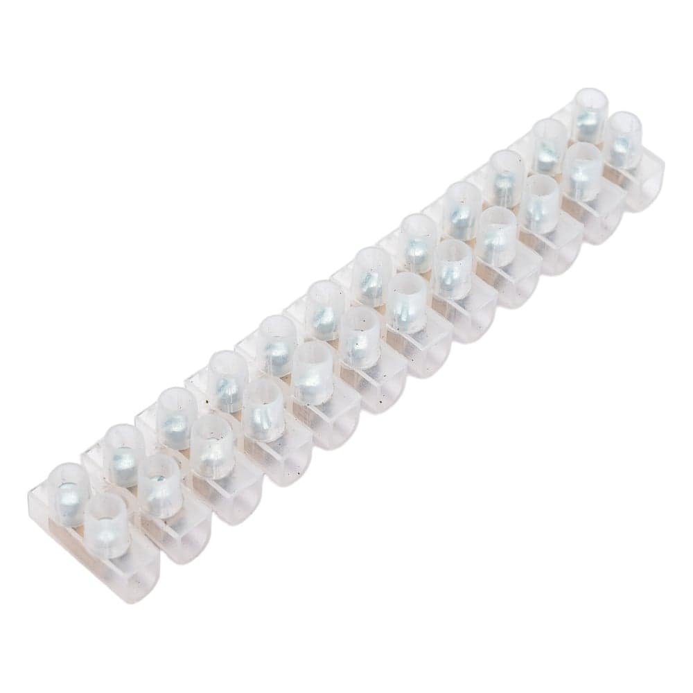 Клеммная винтовая колодка STEKKER, линейка 12 штук, полиэтилен, LD227-3A DIY 39898