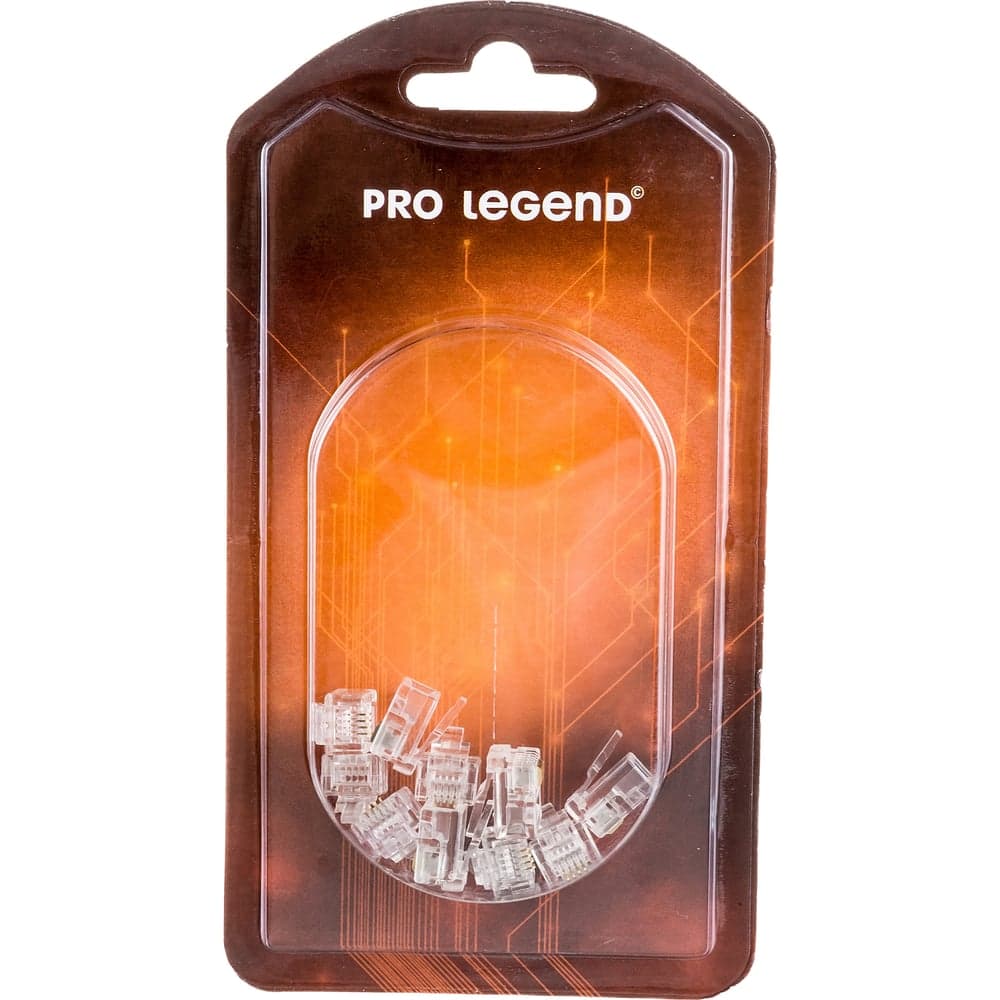 Разъем Pro Legend RJ12 6P4C 10 шт PL1277