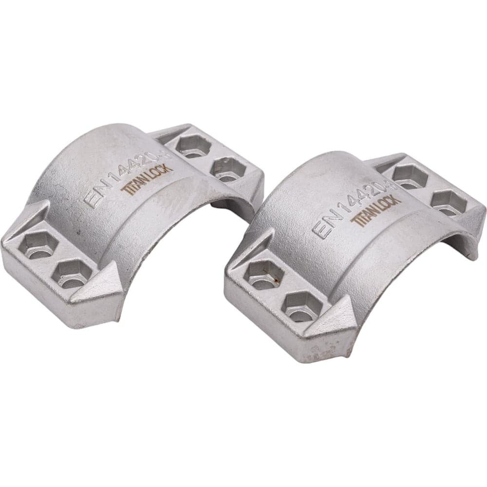 Усиленный 4-х болтовый хомут TITAN LOCK нерж. сталь TL38X6.5SS