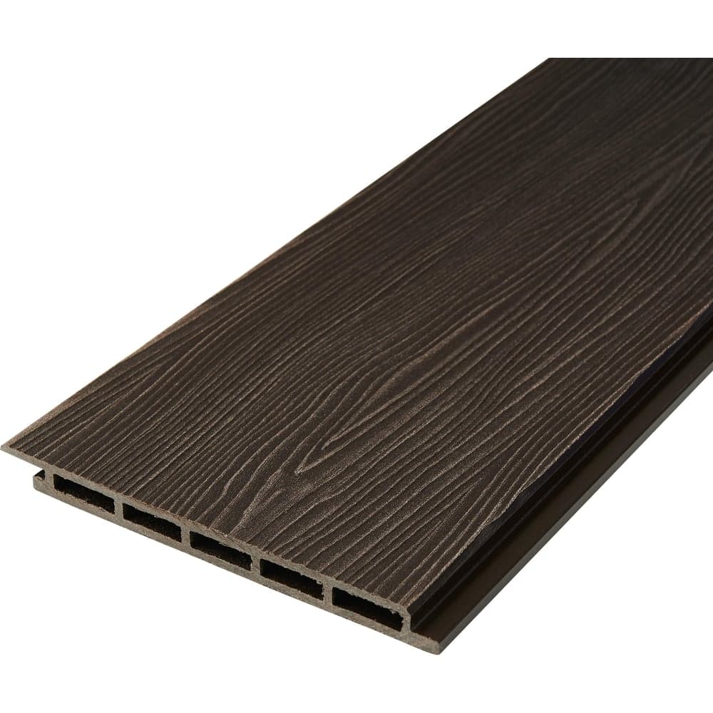 Сайдинг Groentec ДПК 180-14-3000 с тиснением 3D, Венге SW3D 180-14-3000