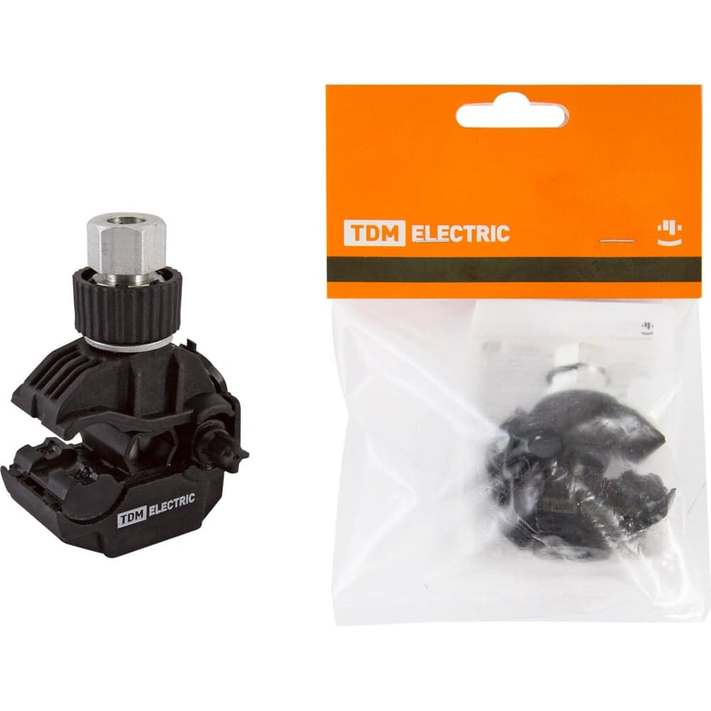 Герметичный зажим TDM ELECTRIC ответвительный прокалывающий ЗГОП 16-95/1,5-10 P6, P616 розничная упаковка SQ0412-1001