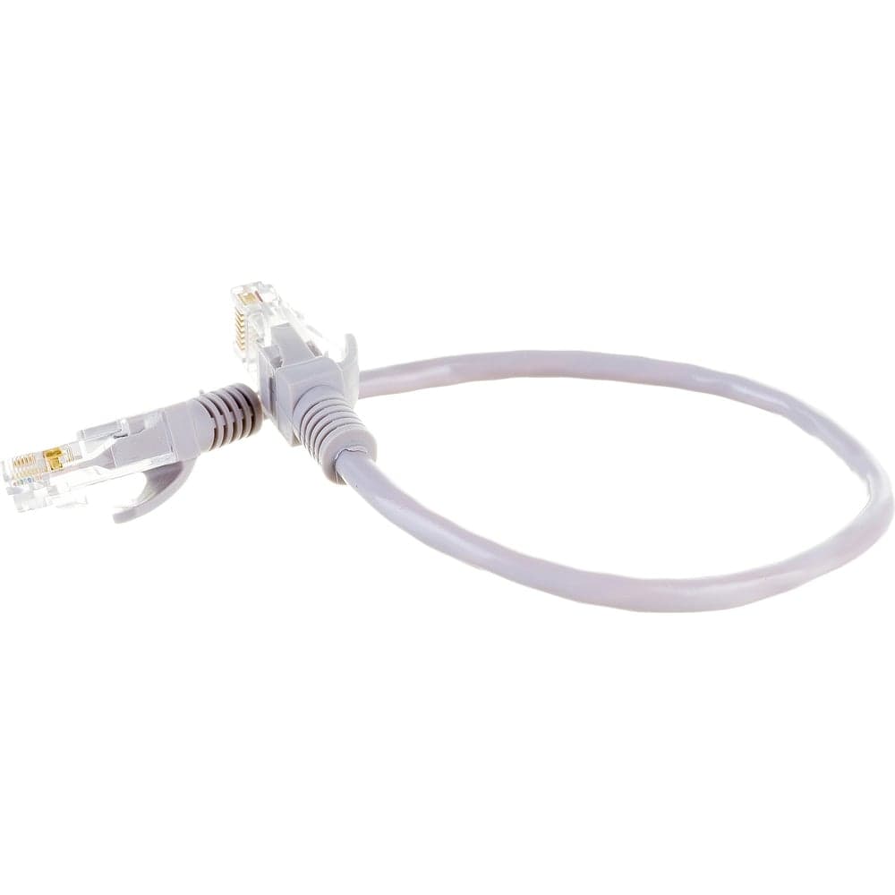 Медный патч-корд ExeGate UTP-RJ45-RJ45-5e-CU-0,3M-GY, UTP, cat.5e, 0.3м, серый 282008