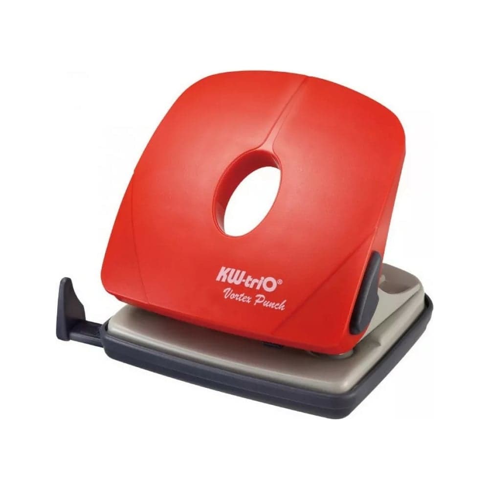 Дырокол KW-TRIO Vortex Medium 25 листов металл/пластик ассорти 2 отверстия 811680