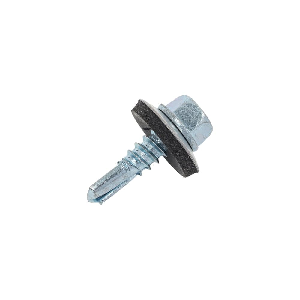 Кровельный саморез КВАДРА 5.5x19 цинк, сверло PT.3, шайба EPDM, уп. 10 шт. 550191010812