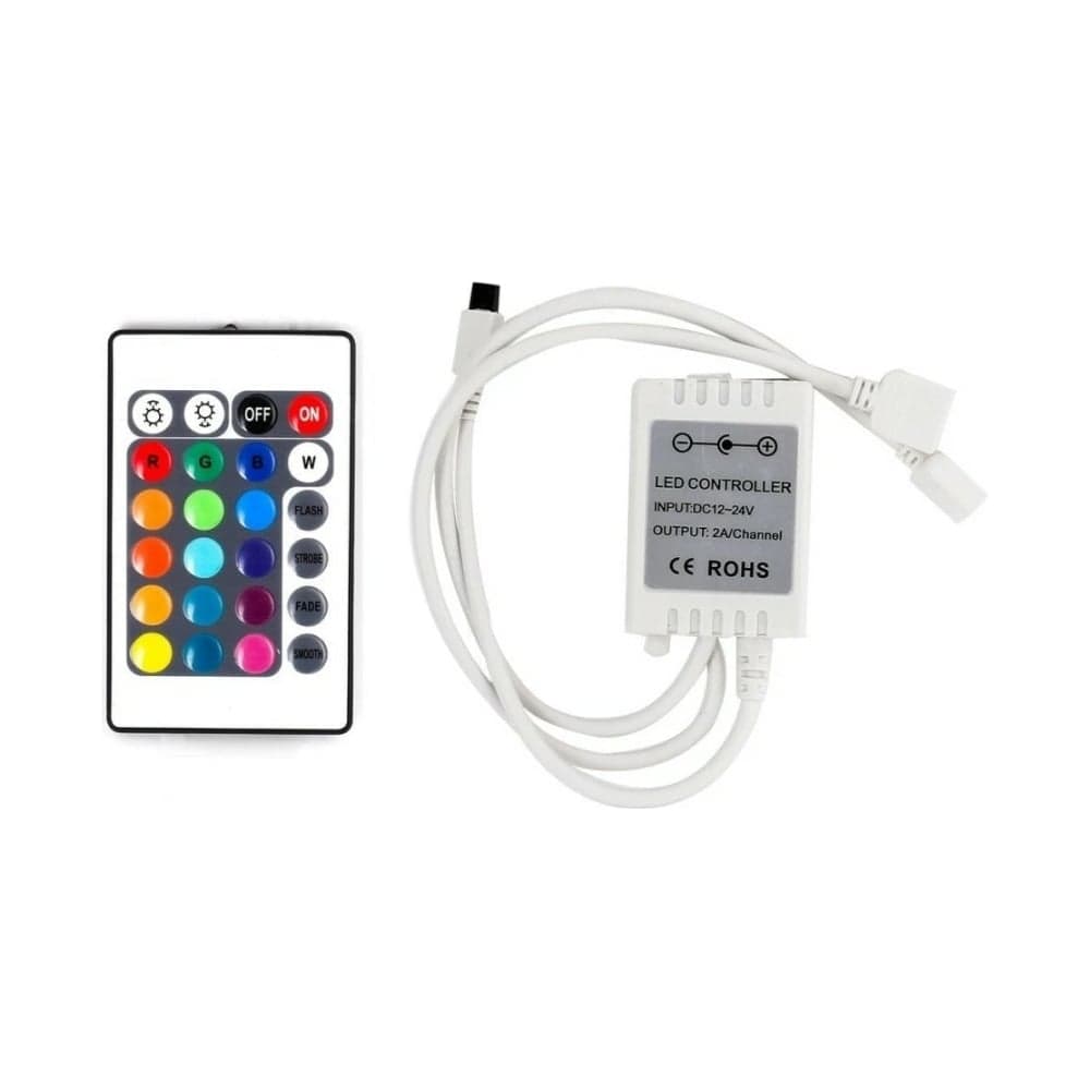 Контроллеры Lamper для RGB светодиодных лент IR 12 В с пультом ДУ 143-101-3