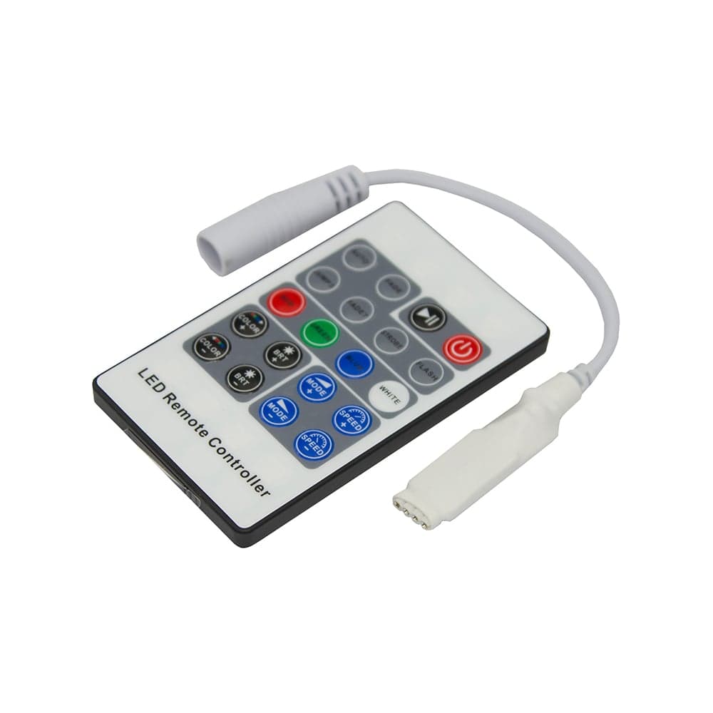 Контроллеры мини Lamper для RGB светодиодных лент RF 12 В с пультом ДУ 20 кнопок 143-106-3
