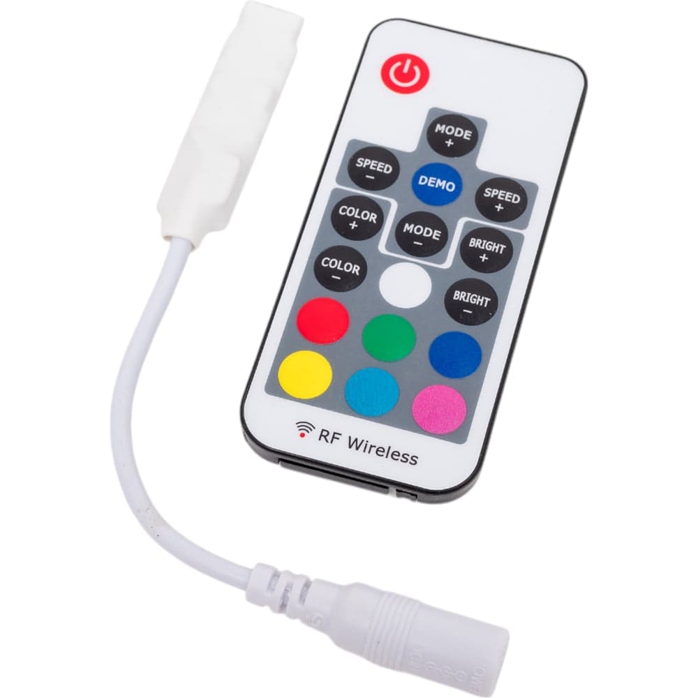 Контроллеры Lamper для RGB светодиодных лент RF 12 В с пультом ДУ 17 кнопок 143-106-4