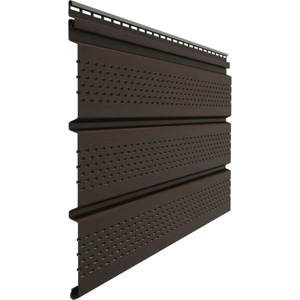 Перфорированный софит Docke Premium шоколад PSTR-1050