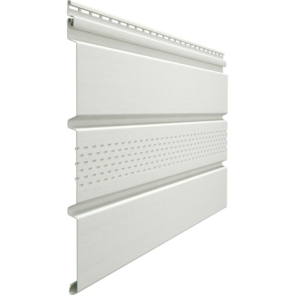 Софит с центральной перфорацией Docke Premium пломбир PSTT-1044